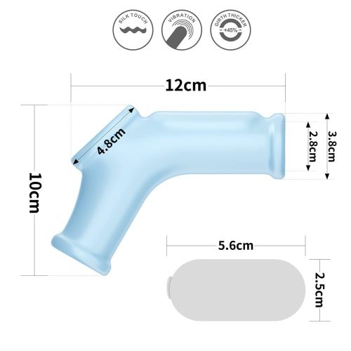 Inelul Cavalerilor de Mătase Vibrantă cu mâneca pentru scrot Blue_B15O50_1