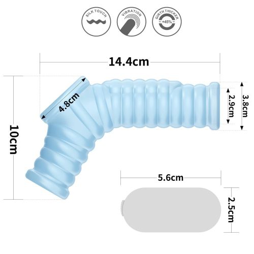 Cercul Cavalerilor Valurilor Vibratoare cu Scrotum Sleeve_B15O50_3