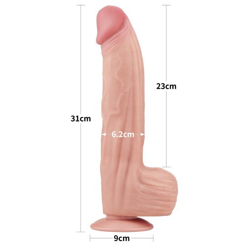 Dong cu piele glisantă King de 12'' cu două straturi