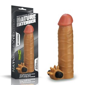   Adaugă un extensor de silicon vibrator de 1,5" Brown_B15O50_1