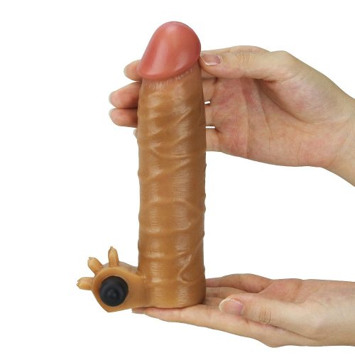 Adaugă un extensor de silicon vibrator de 1,5" Brown_B15O50_1