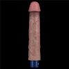 Dildo vibrant reîncărcabil din silicon REAL SOFTEE de 9"