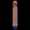 Dildo vibrant reîncărcabil din silicon REAL SOFTEE de 9"