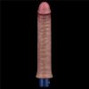 Dildo vibrant reîncărcabil din silicon REAL SOFTEE de 9,5"