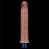 Dildo vibrant reîncărcabil din silicon REAL SOFTEE de 9,5"