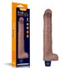 Dildo vibrant reîncărcabil din silicon REAL SOFTEE de 10,5"
