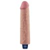 Dildo vibrant reîncărcabil de 9,5" REAL SOFTEE (Flesh)