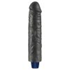 Dildo vibrant reîncărcabil REAL SOFTEE de 9,5" (Negru)_B15O50_4