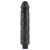 Dildo vibrant reîncărcabil REAL SOFTEE de 9,5" (Negru)_B15O50_4