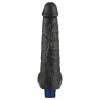 Dildo vibrant reîncărcabil REAL SOFTEE de 10,5" (Negru)_B15O50_4