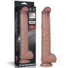 Penis din silicon flexibil cu două straturi de 14,5'' XXL (Flesh)