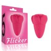Vibrator Reîncărcabil Flicker Roșu Roz