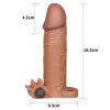Mânecă vibrantă pentru penis Pleasure X-Tender #2 - Maro
