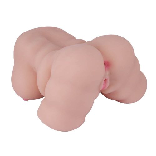 Masturbatorul 3D cu dublu orificiu V