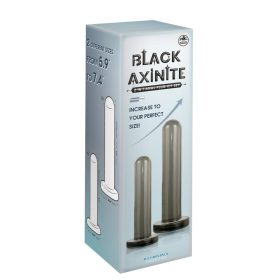 Set de kit de plug anal Black Axinite 2 în 1