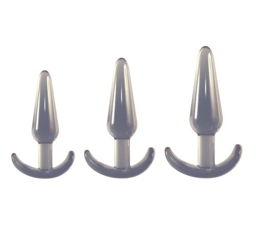 Set de plug anal triplu conic pentru fesele feselor