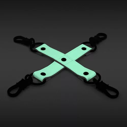 GLO Bondage - Cravată înaltă - Green_B15O25_2