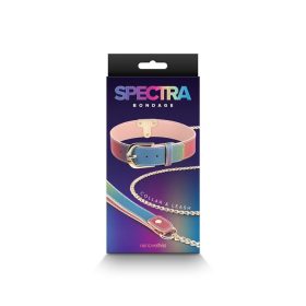 Spectra Bondage - Zgardă și Lesă - Curcubeu
