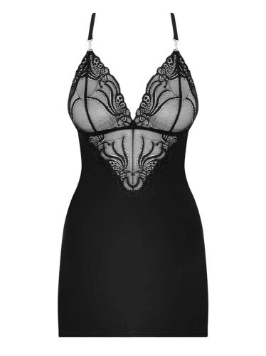 828-CHE-1 chemise & thong  S/M