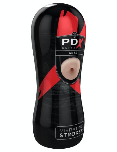 Vibrating Anal Stroker Deschis/Negru