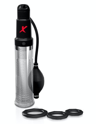 Suck-N-Pump Stroker Clear/Negru