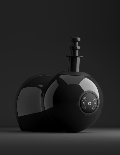 Mașina de sex cu un bang mai mare care împinge și se rotește Negru/Lumină