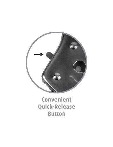 Cătușe metalice pentru începători argintiu
