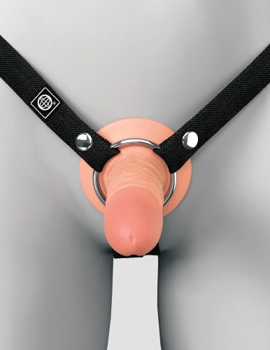 5" Silicon Hollow Strap-On Dual Density