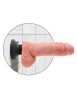 Penis vibrator de 8" cu testicule ușoare