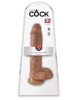 Penis de 10" cu testicule bronzate