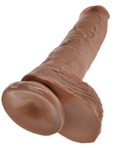 Penis de 10" cu testicule bronzate