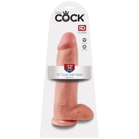 Penis de 12" cu testicule ușoare