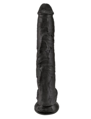 Penis de 14" cu testicule negre