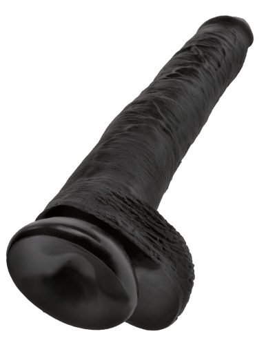 Penis de 14" cu testicule negre