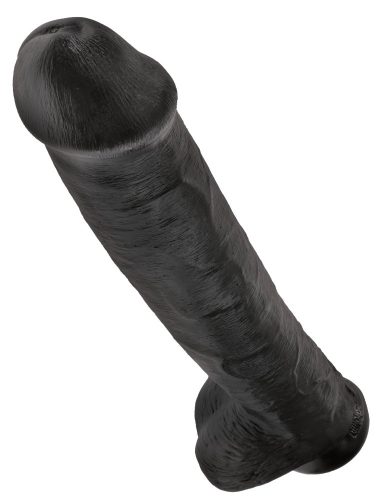 Penis de 15" cu testicule negre
