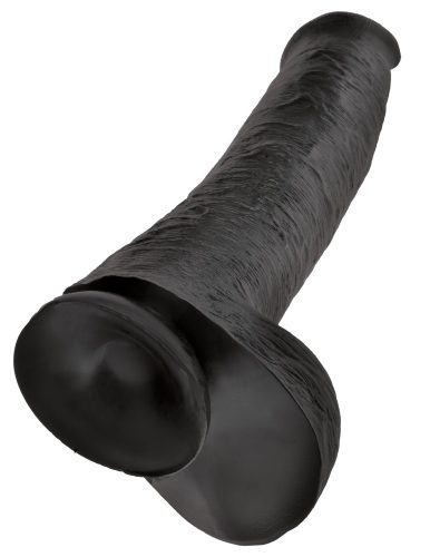 Penis de 15" cu testicule negre