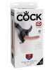 Ham cu strap-on și lumină pentru penis de 7"