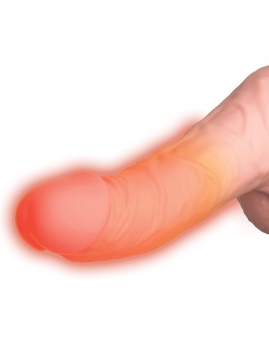 Penis de 6,5" cu mingi - Triple Threat Light