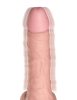 Penis de 6,5" cu mingi - Triple Threat Light
