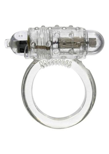 Cockring Silicon vibrând transparent