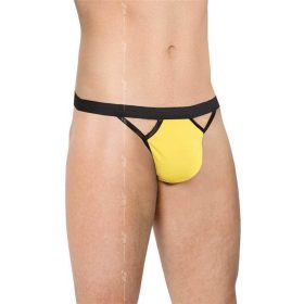 Tanga pentru bărbați 4530 - galben {} OneSize