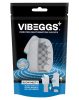 VIBEGGS - Blow Misty - Mânecă vibratoare pentru masturbare - Albă