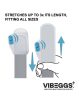 VIBEGGS - Blow Misty - Mânecă vibratoare pentru masturbare - Albă