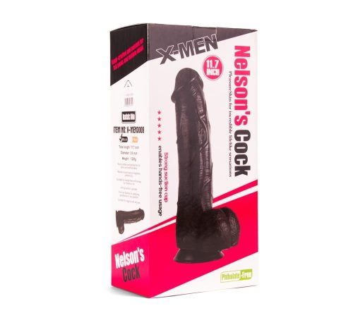X-MEN Nelson's 11,7 inch Cock Black
