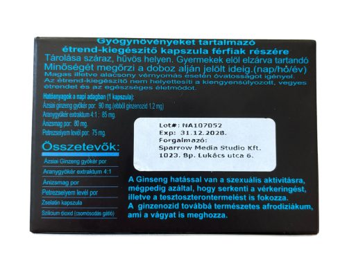 Niagara Potencianövelő kapszula - 4 db