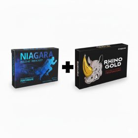   Niagara Potencianövelő Férfiaknak - 4 db + Rhino Gold Potencianövelő Férfiaknak - 6 db